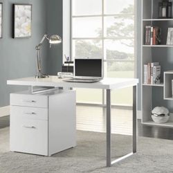 Brand New Reversible White Office Desk
