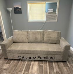 Corduroy sofa bed