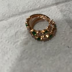 Bonitas Argollas Oro Laminado