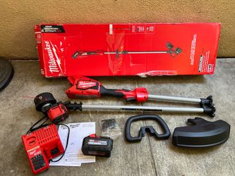 Milwaukee M18 Brushless 18V 16 in. cordless Battery Powered String Trimmer Kit with 6.0 Ar High Output Battery and Charger