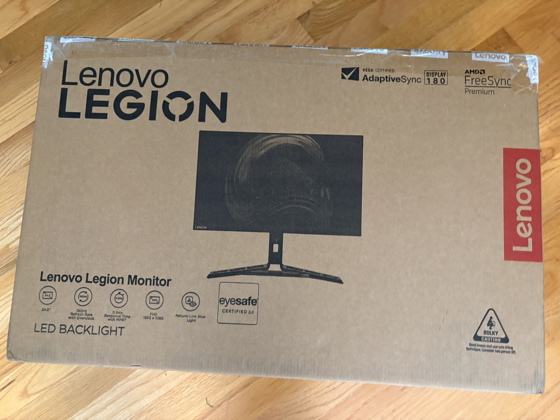 Lenovo Legion monitor R25i-30 24.5” 180hz gaming monitor