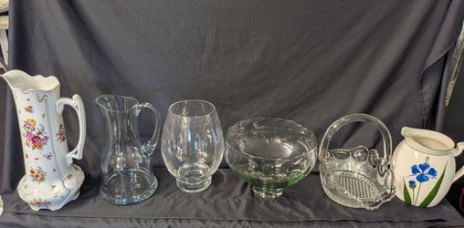 Vintage Pitchers and Bowl $25 each