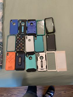 iPhone X screen protector and cases