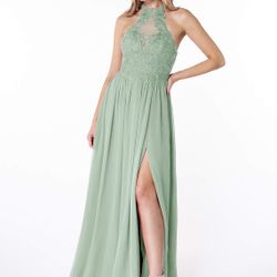 Formal Long Green Dress
