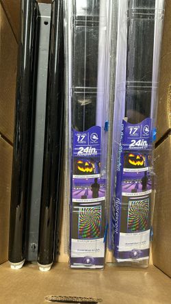 black light flourescent bulb 4 pcs ready to plugin