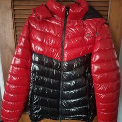 Bleecker & Mercer Puffer Jacket Coat Size Large