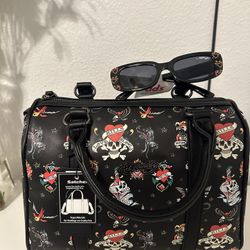 Edhardy Bag & Glasses 