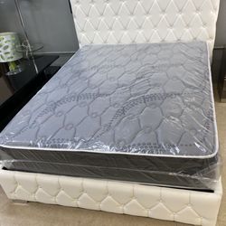 Queen Size Mattress 12” Inches Thick Plush Firm New From Factory Wrapped in Plastic Also Available: Twin, Full And King Same Day Delivery 