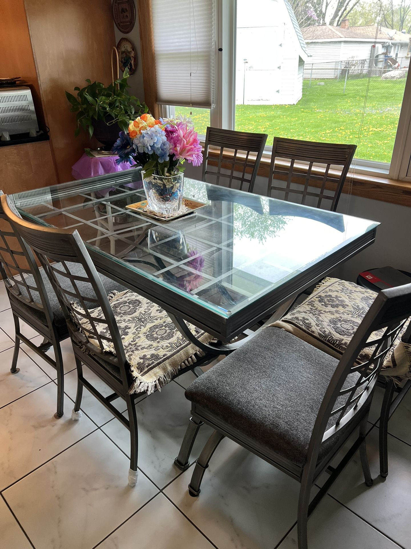 dining table and chairs