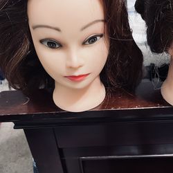 40 cm Mannequin Head with Hair training