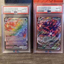 Eternatus V & Vmax PSA Pokemon 