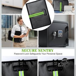 5200℉ Fireproof Document Bag, Fireproof Bag with Lock, Fireproof Document Organizer, Safes for Home Use Fire and Water Proof with Heat Insulated for C