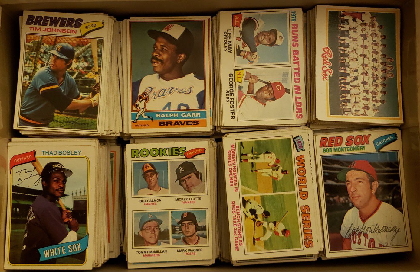 Topps Baseball Cards 1976 to 1979