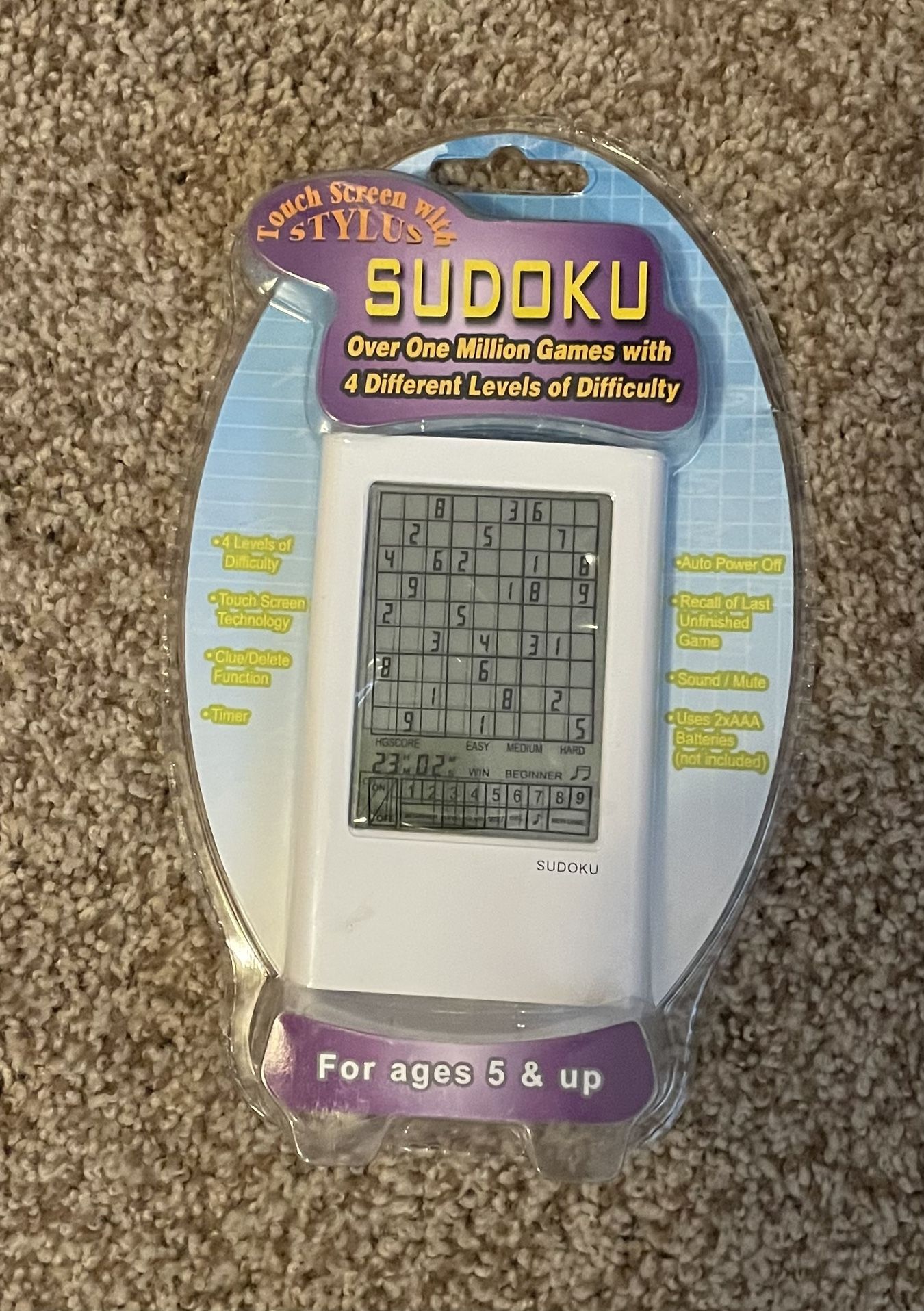 NEW- Handheld Sudoku Game