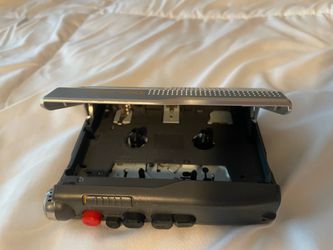 Sony TCM handheld cassette quarter