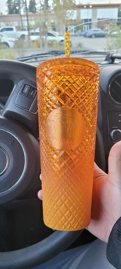 New Orange Hombre Gem STARBUCKS CUP