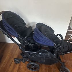 Contours Curve V2 Convertible Tandem Double Baby Stroller 
