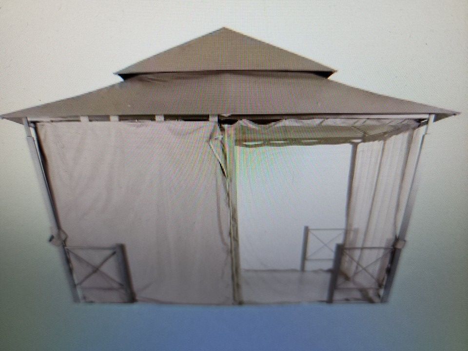 Hampton Bay Replacement Canopy Outdoor Patio For 12ft X12ft. Harbor Gazebo. Cover Only, No Pole