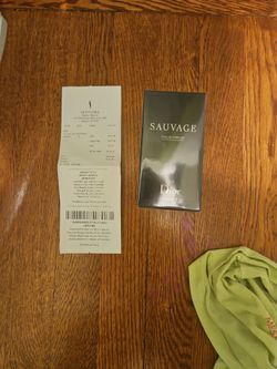 Dior sauvage men's cologne