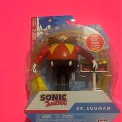 Sonic The Hedgehog 4-Inch Action Figure Classic Eggman with Goal Plate Collec...