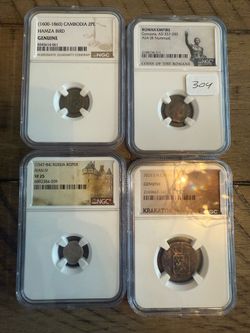 Antique to Ancient Coin Lot - NGC
