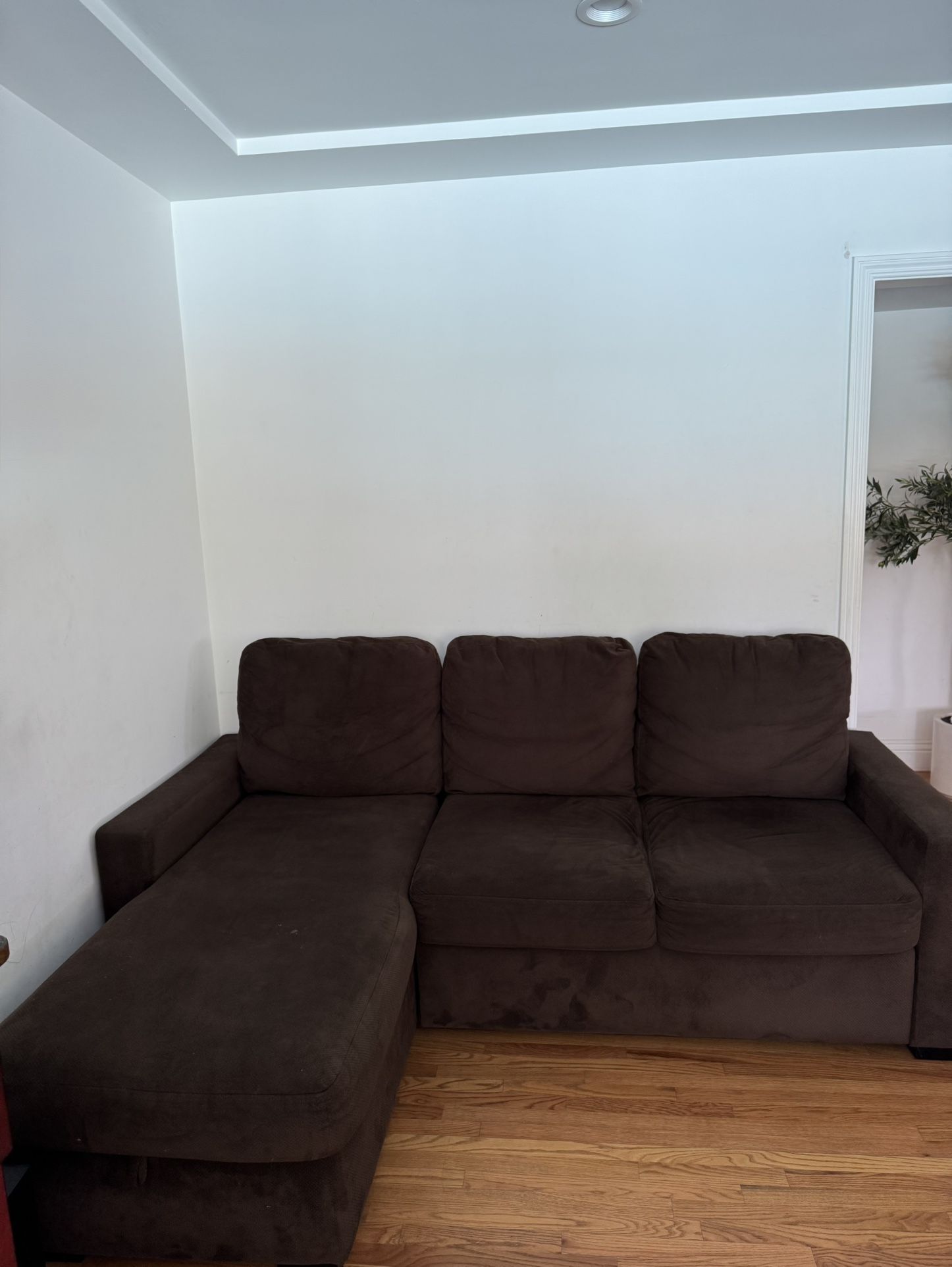 Brown Pull Out Couch