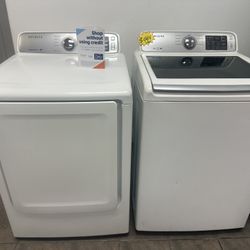 Samsung Washer And Electric Dryer Set 