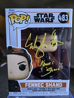 Fennec Shand Autographed Funko Pop