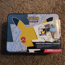 Pokemon Celebrations Treasure Chest Tin