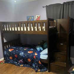 Bunk Beds With Stair Storage Can Deliver