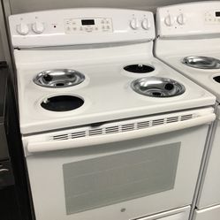 GE Coil Top Range. 1 year Warranty 