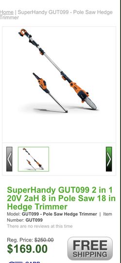 Pole Saw And Hedge Tripper