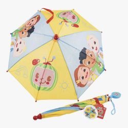 Cocomelon kids umbrella with strap