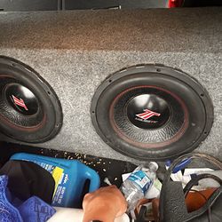 2 12 car speakers for parts