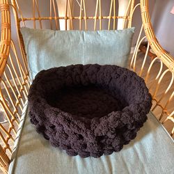 Handmade Crochet Pet Beds