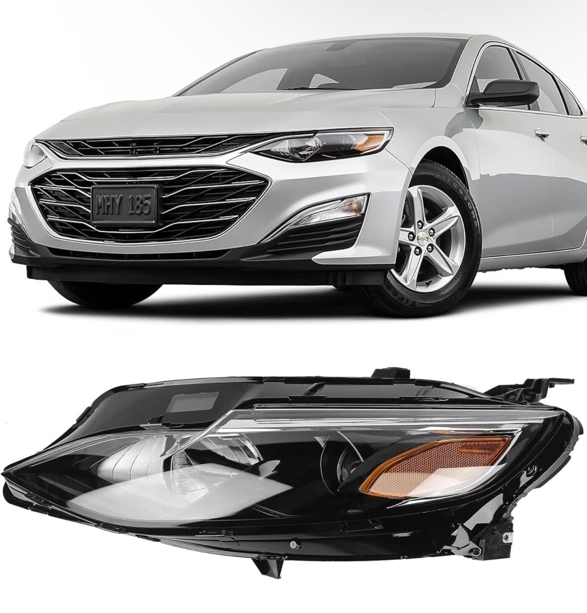 Driver side headlight 2016 Chevy Malibu LT