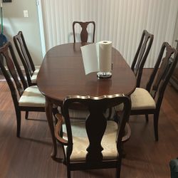 Table and chairs