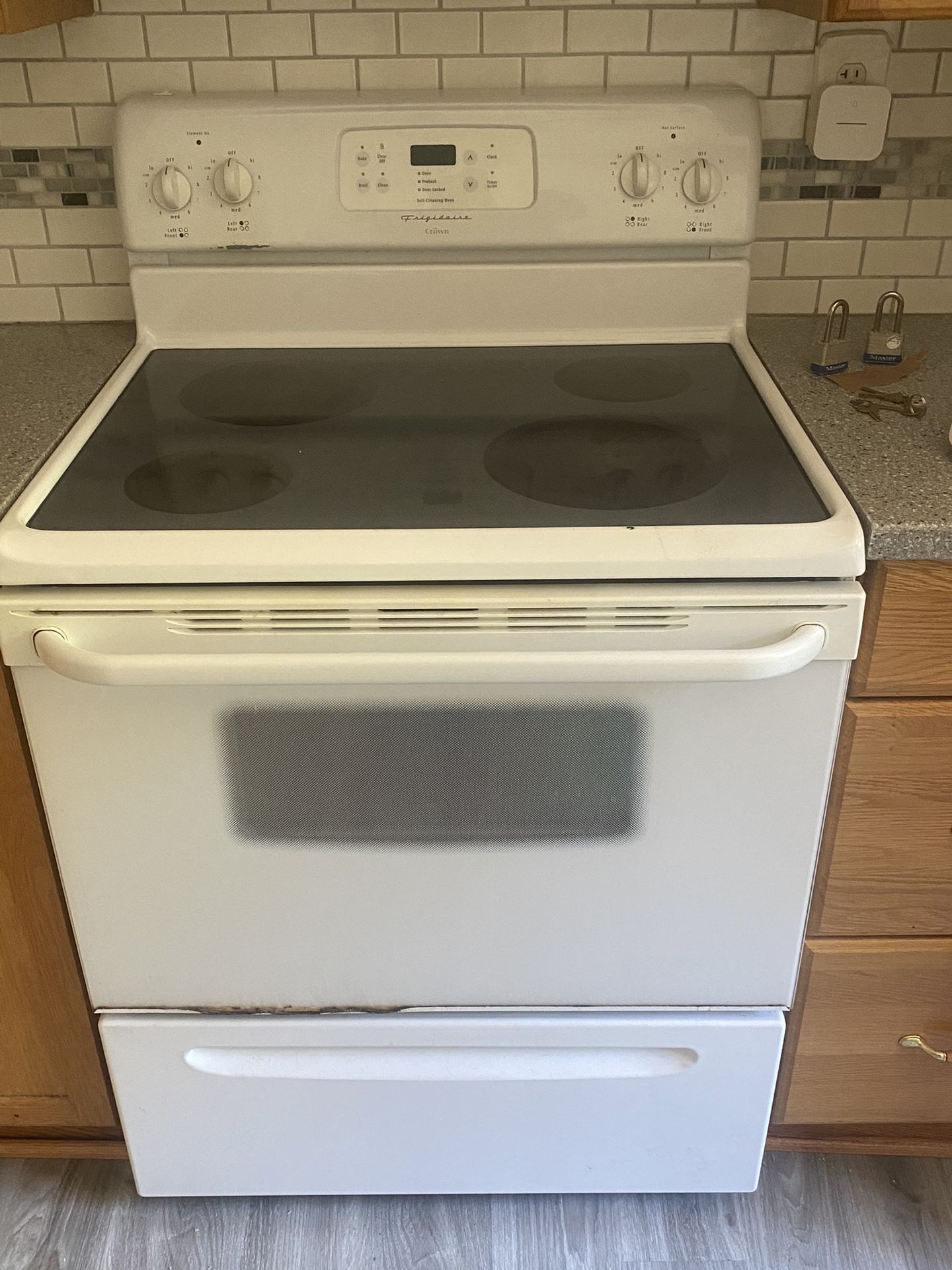 Electric White Stove