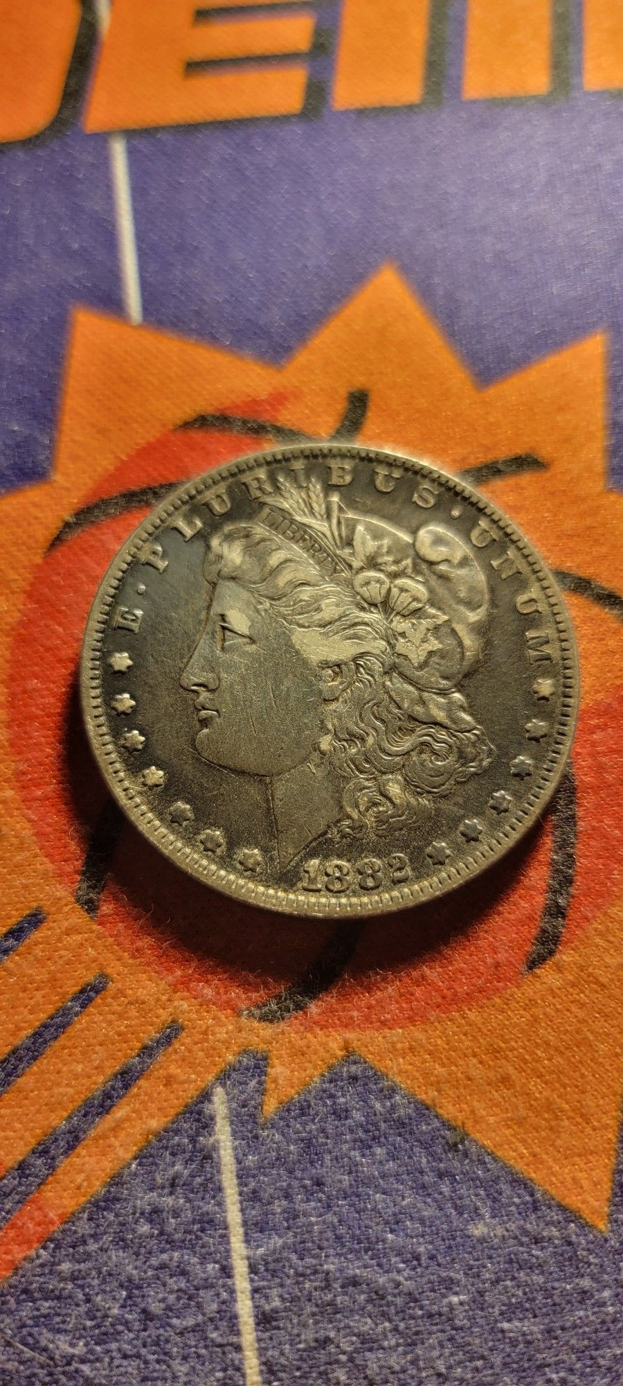 1882 Morgan Silver Dollar