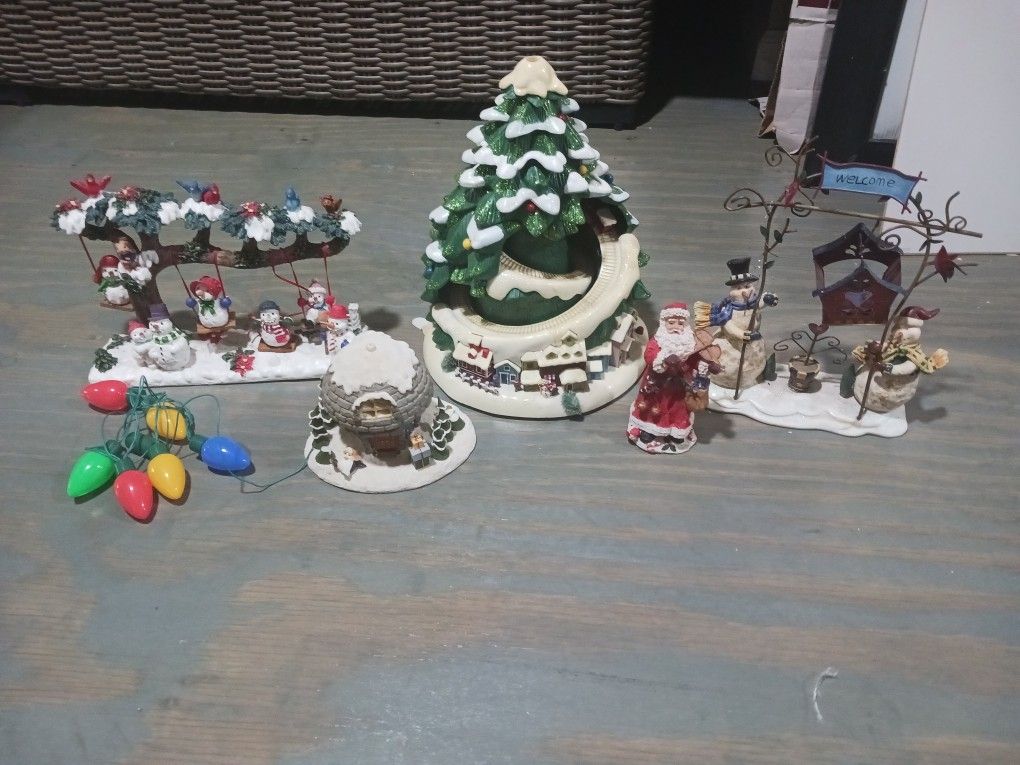 Christmas Decorations And Necklace