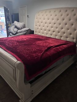 Bed frame nightstand