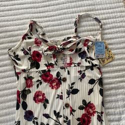 White Flower Dress