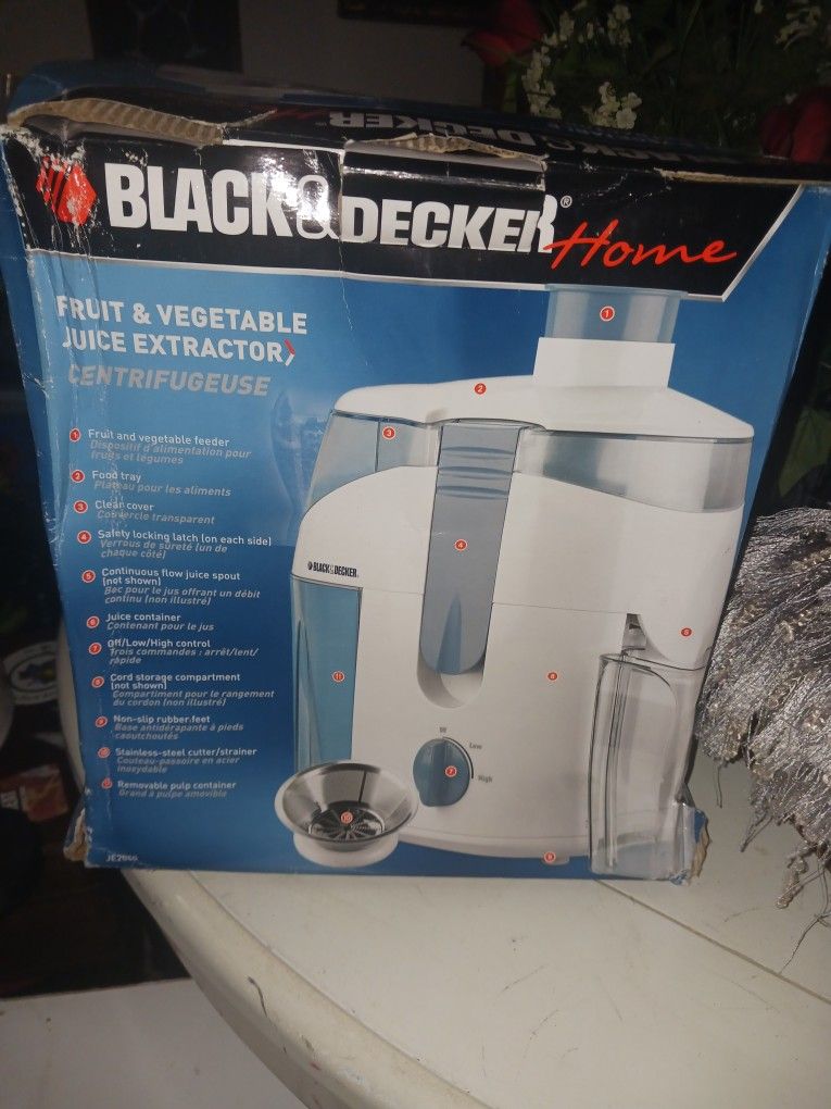 New In Box Never Used Black An Decker Juicer Etc 24 Firm Paid 119+