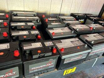 New and rebuilt and used car Batterys