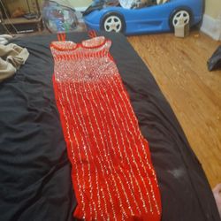 Large Evening Delicate Gown