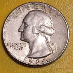 1964 (No Mint Mark) Quarter