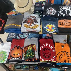 Skateboard T-Shirts At Catch A Wave Skate Shop New Location