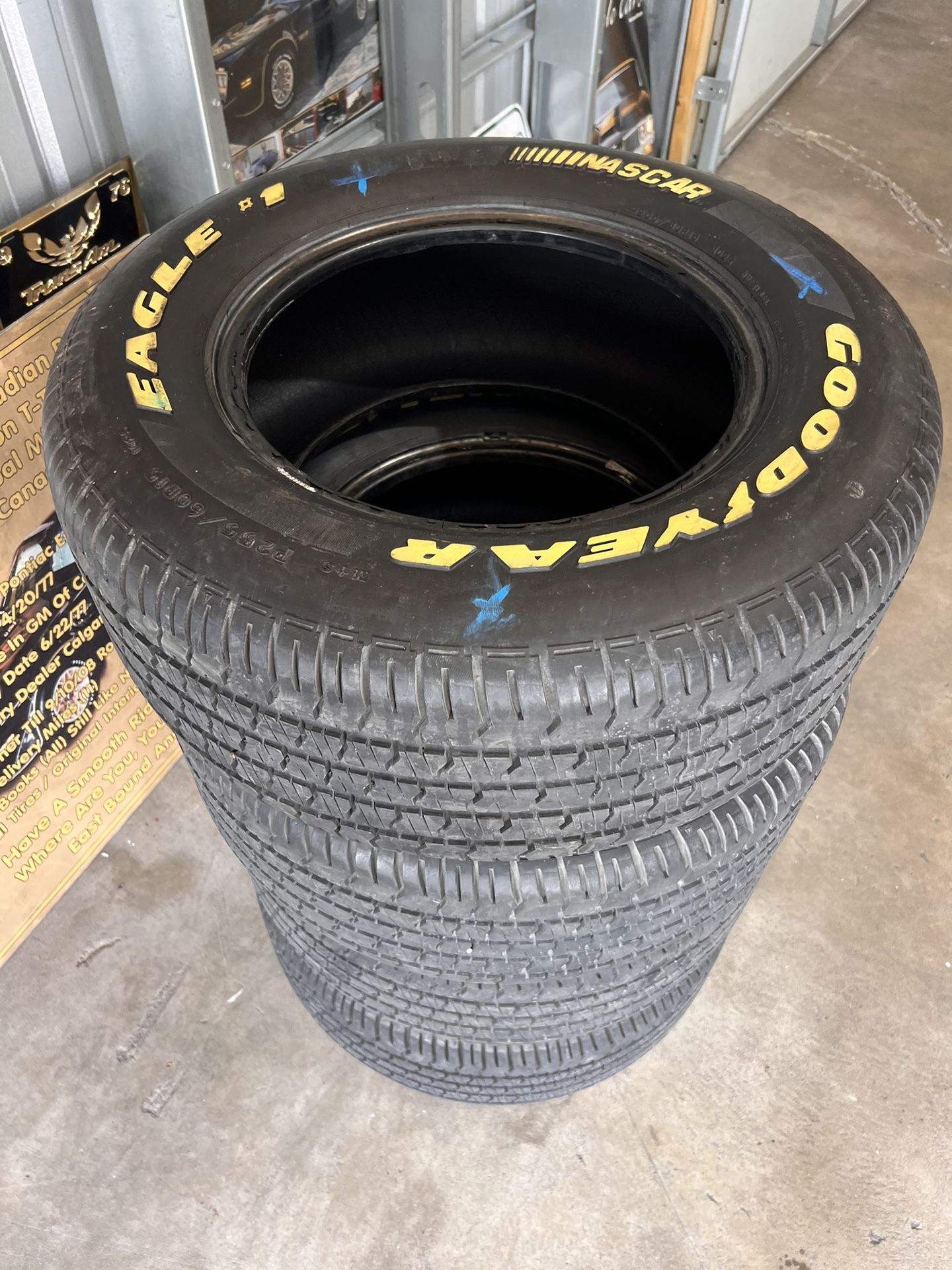 Goodyear NASCAR Eagle #1 Used Tires 255/60 R15