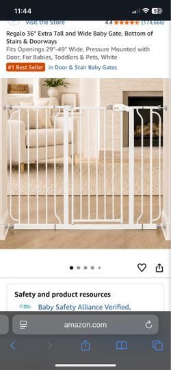 Regalo 36" Extra Tall Wide Baby Gate