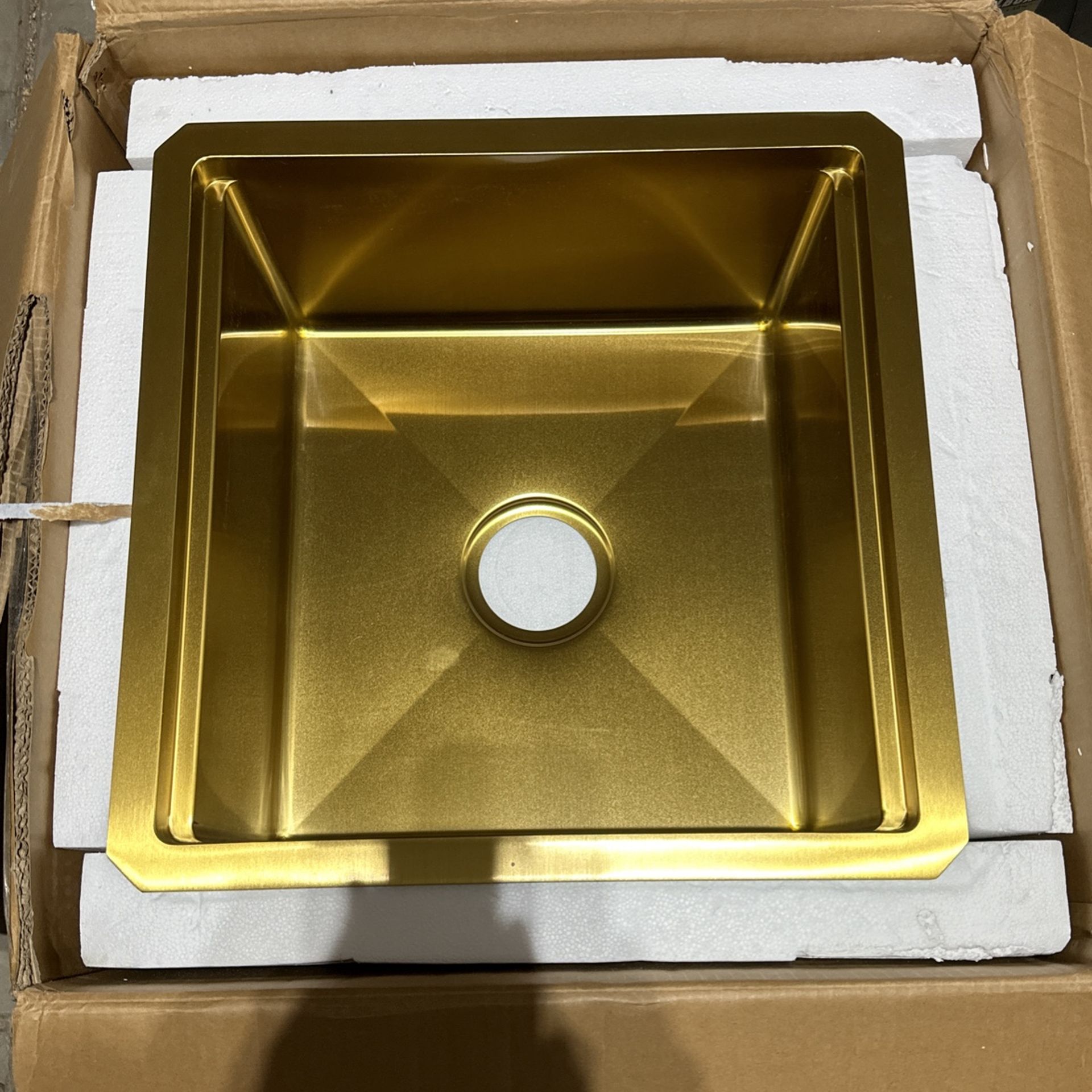 Gold Bar Stainless Steel Sink - $100.(obo)